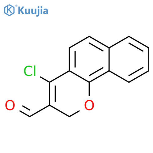 4-chloro-2h-benzo[h]chromene-3-carbaldehyde structure