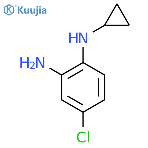 4-Chloro-1-N-cyclopropylbenzene-1,2-diamine structure