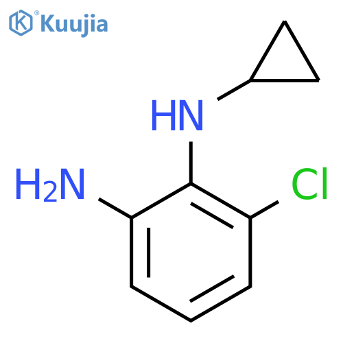 6-Chloro-1-N-cyclopropylbenzene-1,2-diamine structure