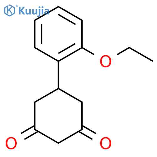 5-(2-Ethoxyphenyl)cyclohexane-1,3-dione structure