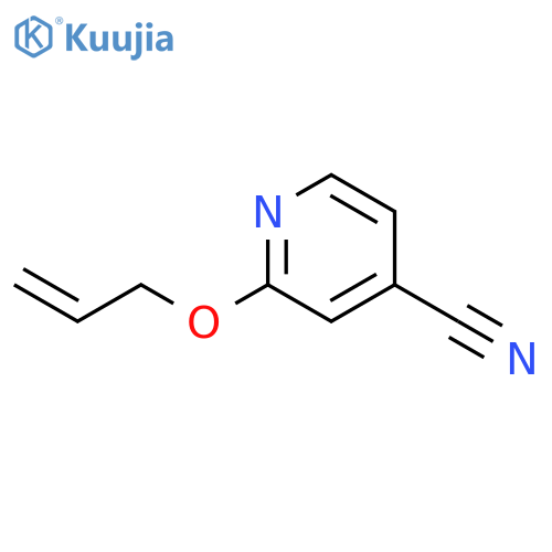 2-(prop-2-en-1-yloxy)pyridine-4-carbonitrile structure