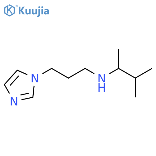 3-(1H-imidazol-1-yl)propyl(3-methylbutan-2-yl)amine structure