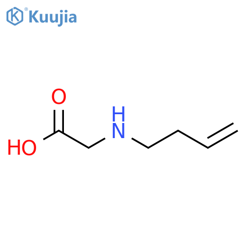 2-(but-3-en-1-yl)aminoacetic acid structure
