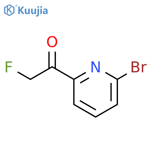 Ethanone, 1-(6-bromo-2-pyridinyl)-2-fluoro- structure
