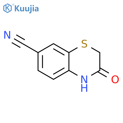 3-oxo-3,4-dihydro-2H-benzo[b][1,4]thiazine-7-carbonitrile structure