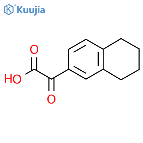 2-Oxo-2-(5,6,7,8-tetrahydronaphthalen-2-yl)acetic acid structure