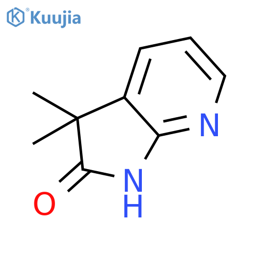 3,3-dimethyl-1H,2H,3H-pyrrolo[2,3-b]pyridin-2-one structure