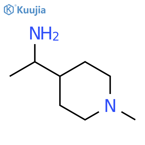 1-(1-methylpiperidin-4-yl)ethan-1-amine structure