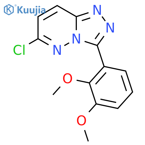 6-chloro-3-(2,3-dimethoxyphenyl)-[1,2,4]triazolo[4,3-b]pyridazine structure