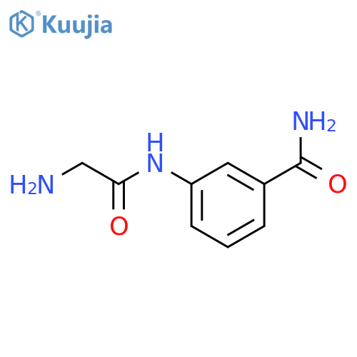 3-(2-aminoacetamido)benzamide structure