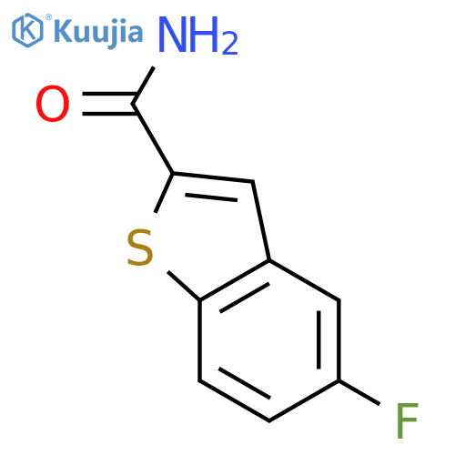 5-Fluoro-1-benzothiophene-2-carboxamide structure