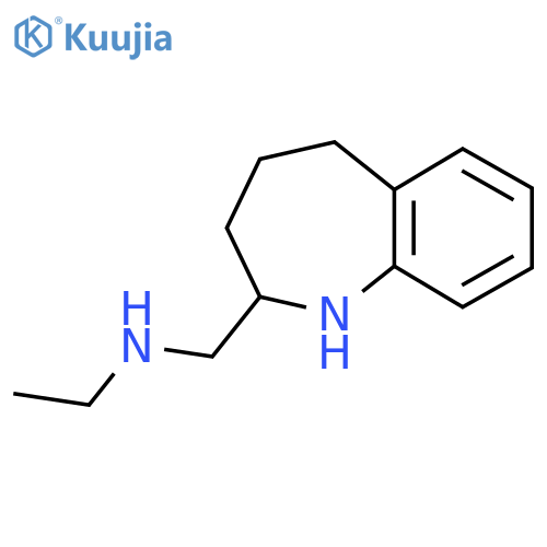 ethyl[(2,3,4,5-tetrahydro-1H-1-benzazepin-2-yl)methyl]amine structure