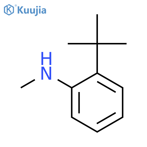 2-tert-butyl-N-methylaniline structure