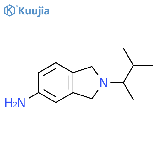 2-(3-methylbutan-2-yl)-2,3-dihydro-1H-isoindol-5-amine structure
