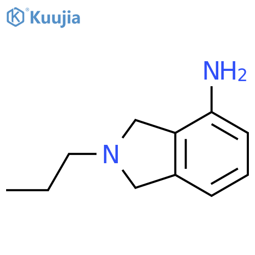 2-propyl-2,3-dihydro-1H-isoindol-4-amine structure