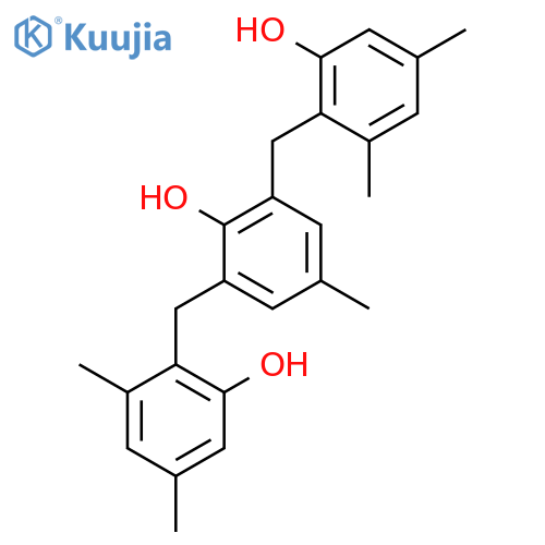 2-[[2-hydroxy-3-[(2-hydroxy-4,6-dimethylphenyl)methyl]-5-methylphenyl]methyl]-3,5-dimethylphenol structure