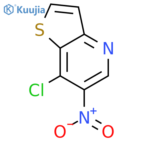 7-chloro-6-nitro-thieno[3,2-b]pyridine structure