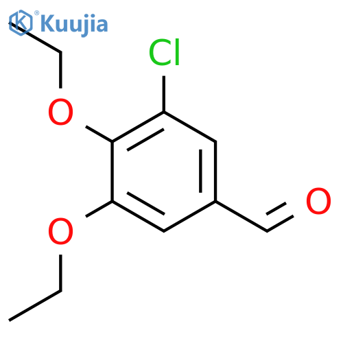 3-Chloro-4,5-diethoxybenzaldehyde structure