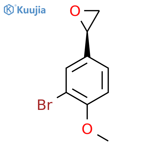 (2R)-2-(3-bromo-4-methoxyphenyl)oxirane structure
