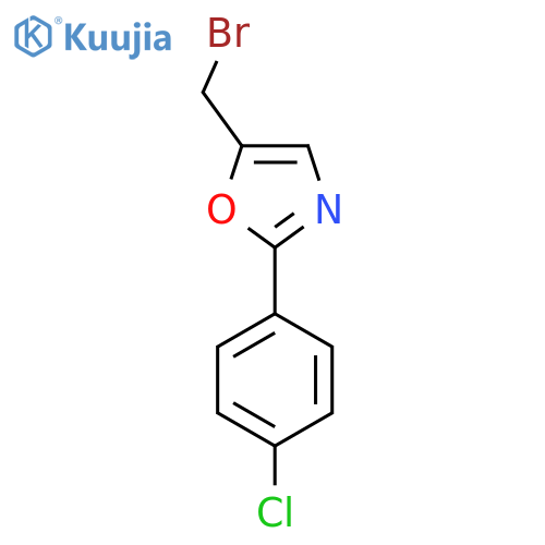 5-(Bromomethyl)-2-(4-chlorophenyl)oxazole structure