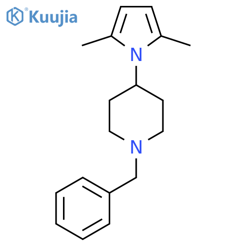 1-Benzyl-4-(2,5-dimethyl-1H-pyrrol-1-yl)piperidine structure