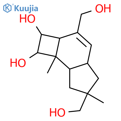 7-Protoilludene-4,5,13,14-tetrol; (4α,5α,11R)-form structure