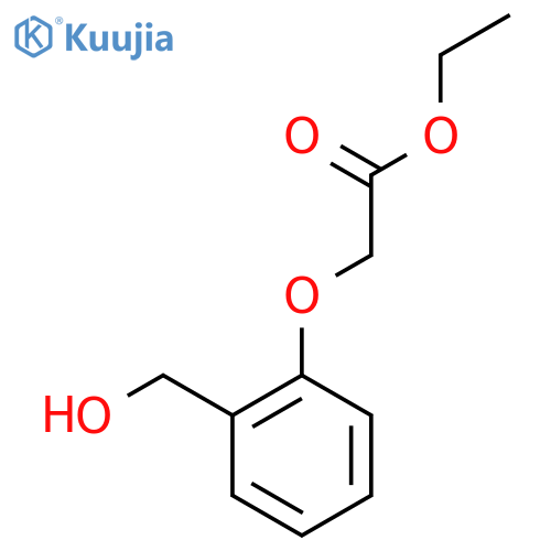 Ethyl 2-(2-(hydroxymethyl)phenoxy)acetate structure