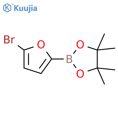 5-bromofuran-2-boronic acid pinacol ester structure