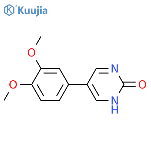 5-(3,4-dimethoxyphenyl)-1H-pyrimidin-2-one structure
