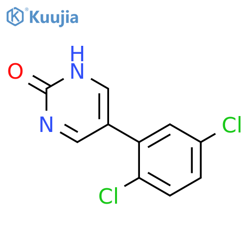 5-(2,5-dichlorophenyl)-1H-pyrimidin-2-one structure