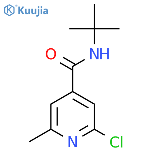 N-(Tert-Butyl)-2-chloro-6-methylisonicotinamide structure