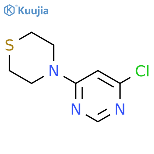 4-(6-chloropyrimidin-4-yl)thiomorpholine structure