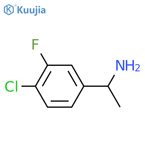 (1S)-1-(4-chloro-3-fluorophenyl)ethan-1-amine structure