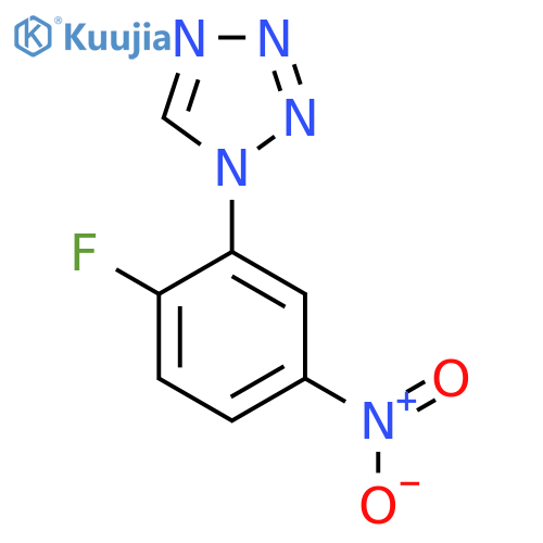 1-(2-Fluoro-5-nitrophenyl)-1H-1,2,3,4-tetrazole structure