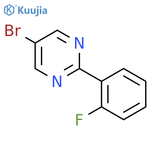 5-Bromo-2-(2-fluorophenyl)pyrimidine structure