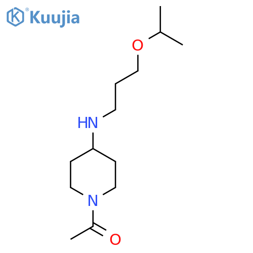 1-Acetyl-N-(3-isopropoxypropyl)piperidin-4-amine structure