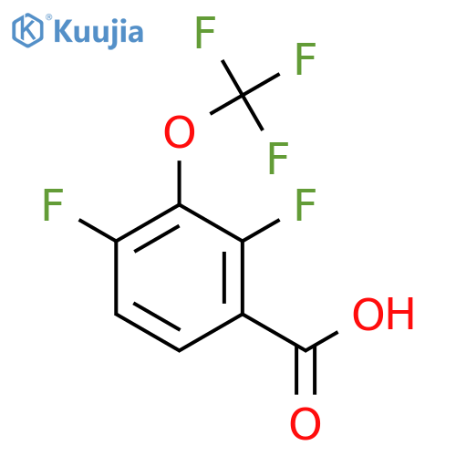 2,4-Difluoro-3-(trifluoromethoxy)benzoic acid structure
