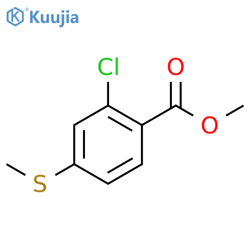 methyl 2-chloro-4-methylsulfanylbenzoate structure