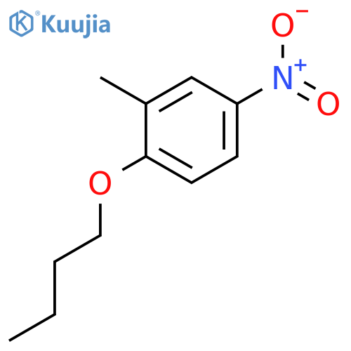 1-butoxy-2-methyl-4-nitrobenzene structure
