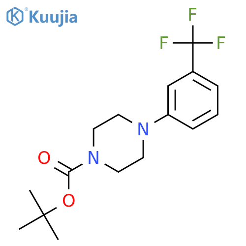 Tert-butyl 4-(3-(trifluoromethyl)phenyl)piperazine-1-carboxylate structure