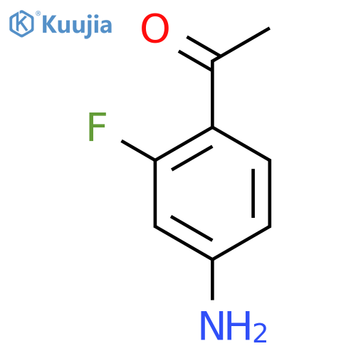 1-(4-AMINO-2-FLUOROPHENYL)ETHANONE structure