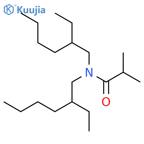 Propanamide, N,N-bis(2-ethylhexyl)-2-methyl- structure
