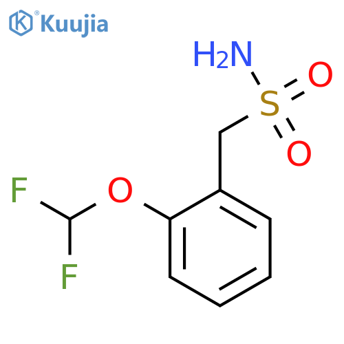 Benzenemethanesulfonamide, 2-(difluoromethoxy)- structure