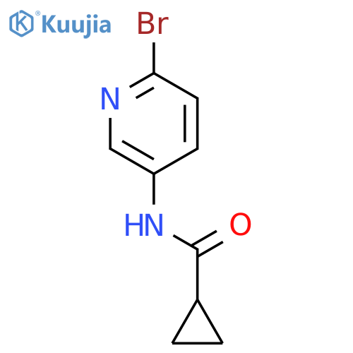 N-(6-bromopyridin-3-yl)cyclopropanecarboxamide structure