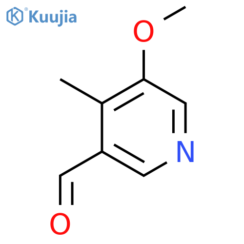 5-methoxy-4-methylpyridine-3-carbaldehyde structure