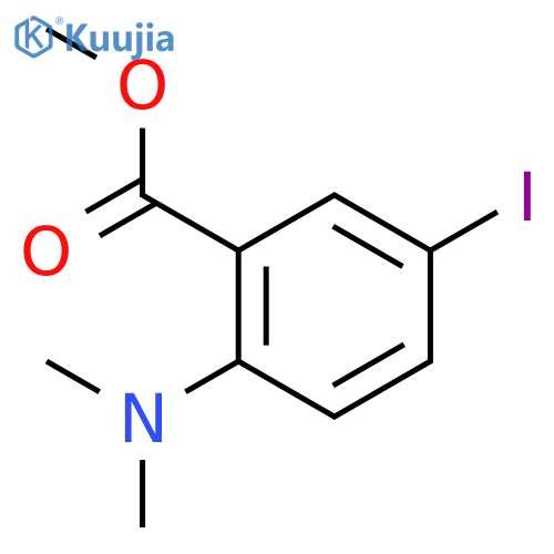 Methyl 2-(dimethylamino)-5-iodobenzoate structure