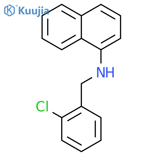 N-(2-Chlorobenzyl)-1-naphthalenamine structure