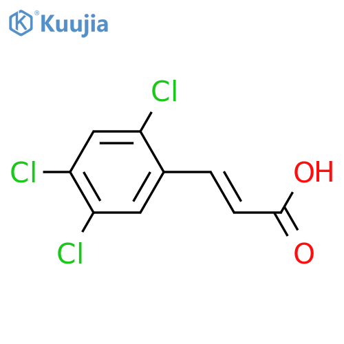 2-Propenoic acid, 3-(2,4,5-trichlorophenyl)- structure