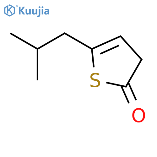 5-(2-methylpropyl)-3H-thiophen-2-one structure