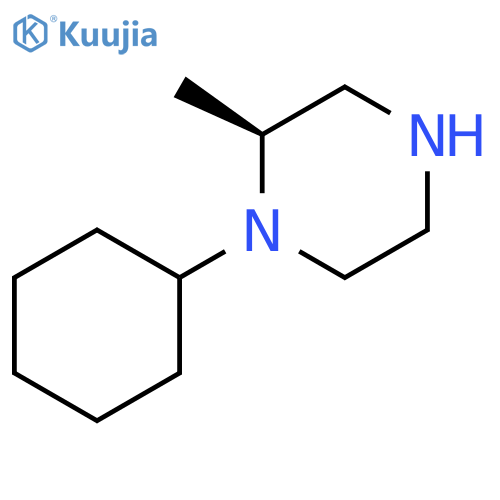 (S)-1-cyclohexyl-2-methyl-piperazine structure